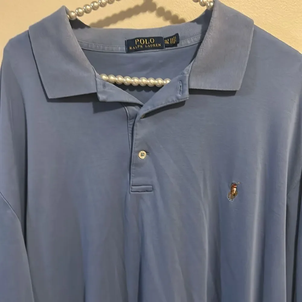 Polo Ralph Lauren Classic Fit Blue Polo XLT